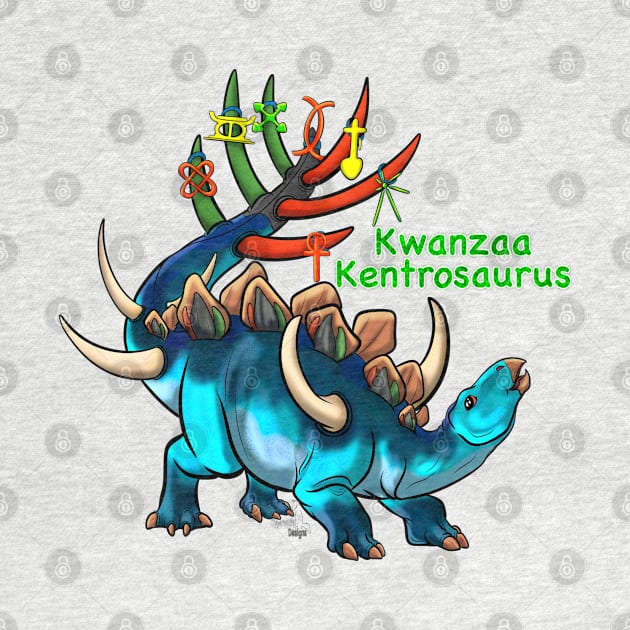 TWD HoliDinos: Kwanzaa Kentrosaurus - Text by tygerwolfe